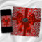 Silver Red Damask Corporate Christmas Party