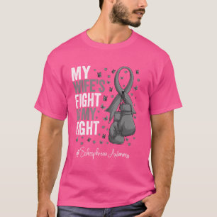 Silver Ribbon Wife Schizophrenia Awareness T-Shirt