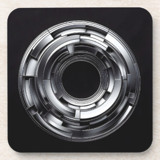 silver rings coaster
