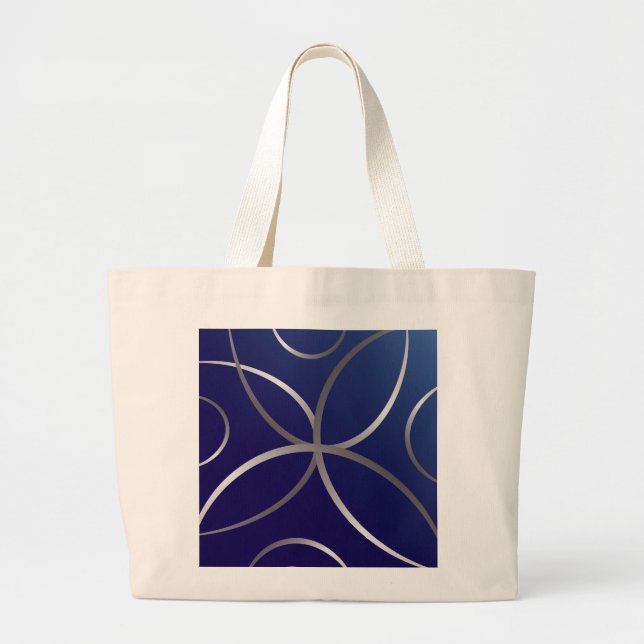 Silver roads large tote bag (Front)