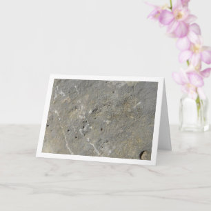 Silver Rock, Stone Background Card
