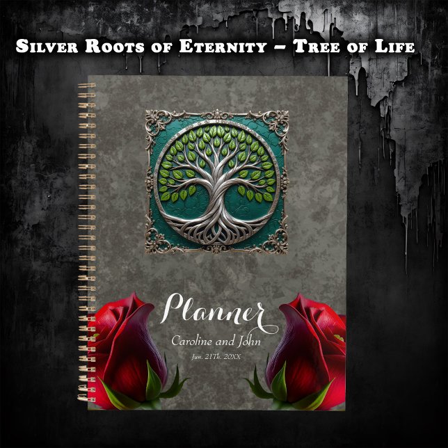 Silver Roots of Eternity – Tree of Life.   Planner (Creator Uploaded)