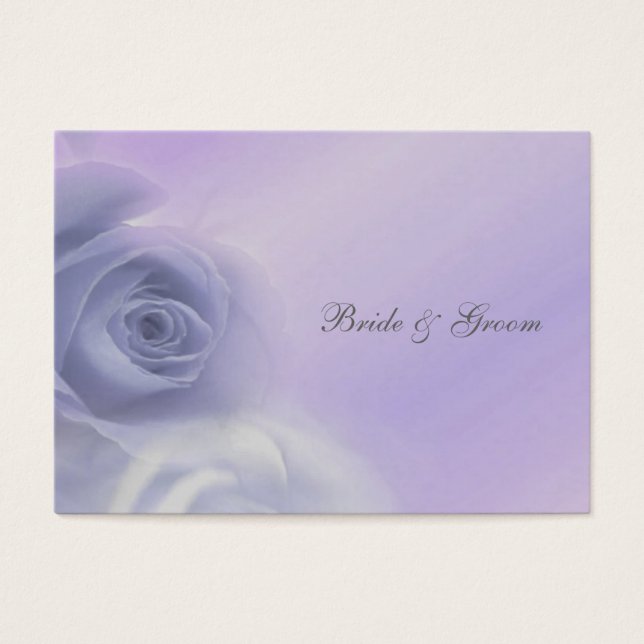 Silver Rose Wedding Thank You (Front)