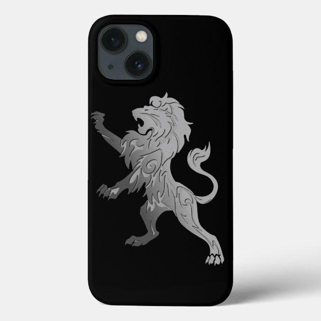 Silver Royal Lion Case-Mate iPhone Case (Back)