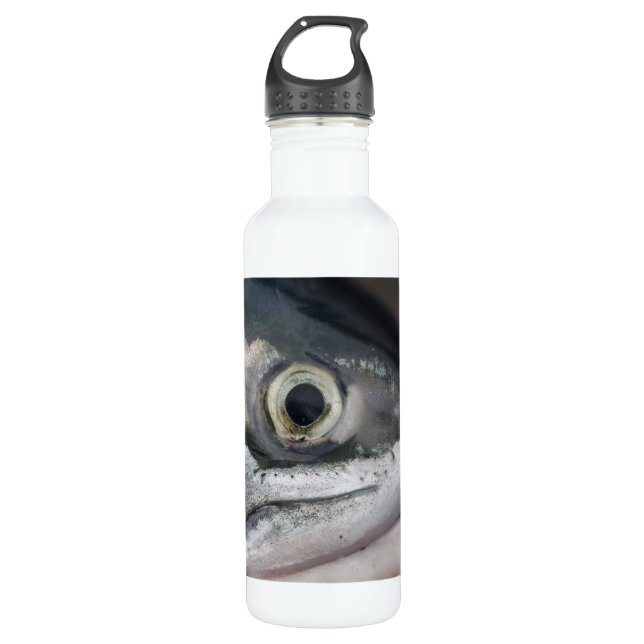 Silver Salmon Face 710 Ml Water Bottle (Front)