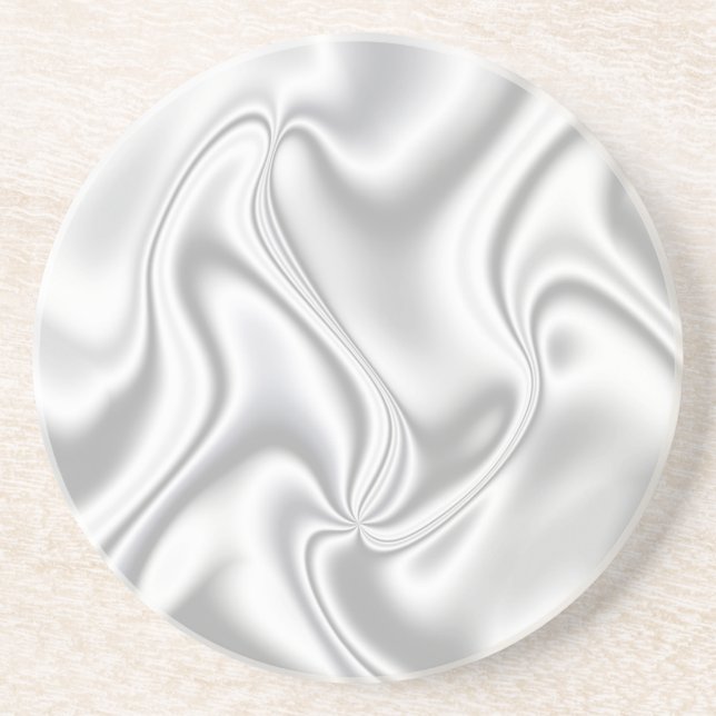 Silver Satin Coaster (Front)