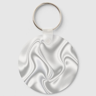 Silver Satin Key Ring