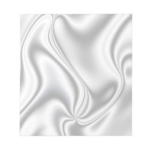 Silver Satin Notepad