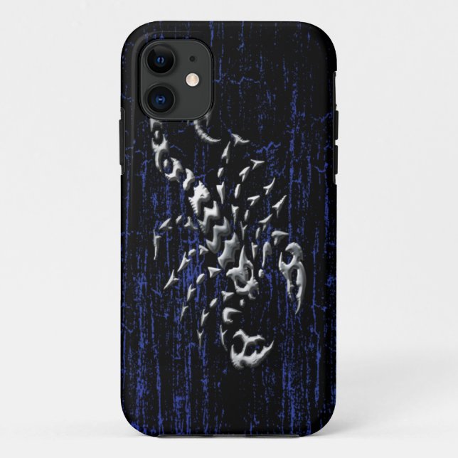 Silver Scorpion Case-Mate iPhone Case (Back)