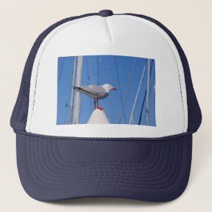 Silver Seagull Trucker Hat