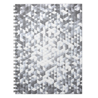 Silver Sequins: Glittering Mosaic Background Notebook