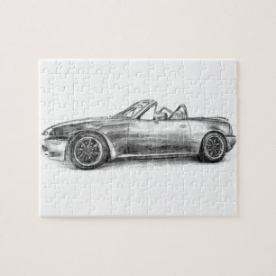 Silver Shadow MX5 Jigsaw Puzzle
