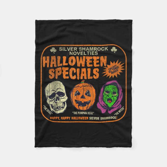 Silver Shamrock Novelties Halloween Specials  Fleece Blanket (Front)