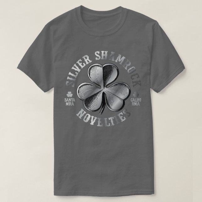 Silver Shamrock Novelties T-Shirt (Design Front)