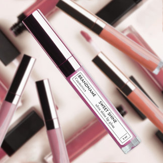 Silver Shiny Border Lip Tint Gloss Product Brand 