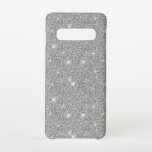 Silver Shiny Stars Lovers Brilliant Sparkle Girly Samsung Galaxy Case<br><div class="desc">Some people have a unique personality,  and everything they use or say must go according to their way of being,  as something characteristic. If you are one of those who stand out from the rest because you are always shining,  this sparkle product is for you.</div>