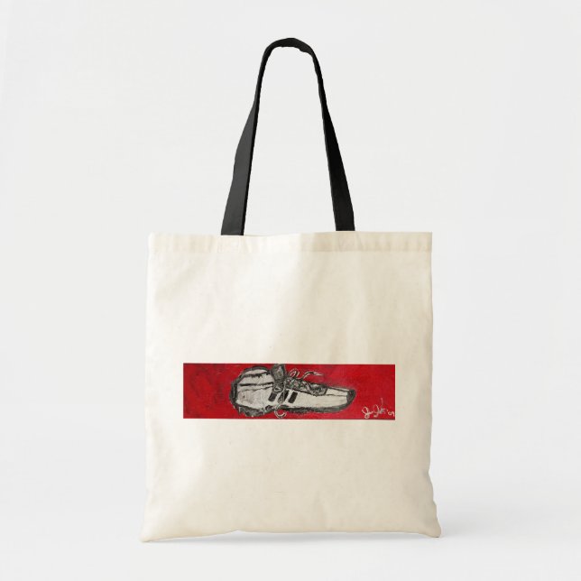 SILVER SHOES TOTE BAG (Front)