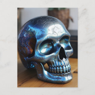 Silver Skull Postcard