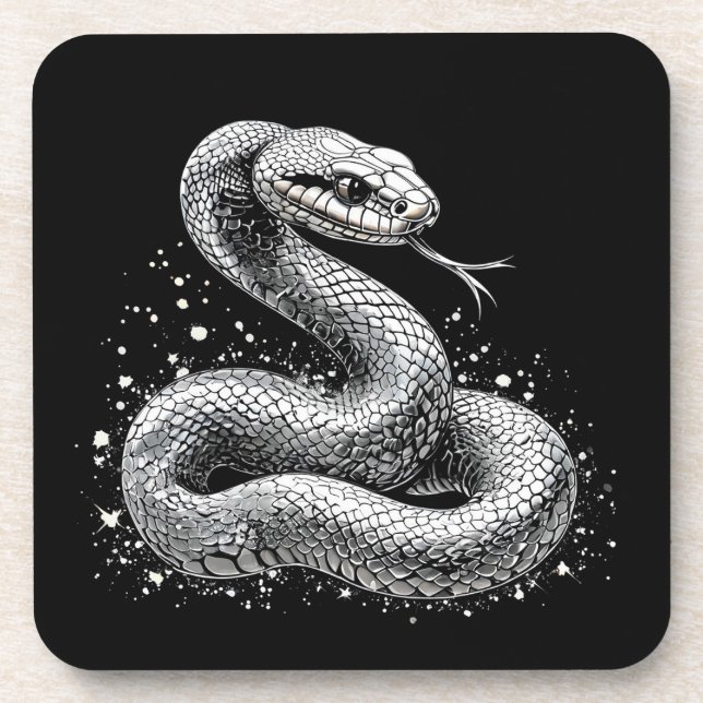Silver snake coaster (Front)