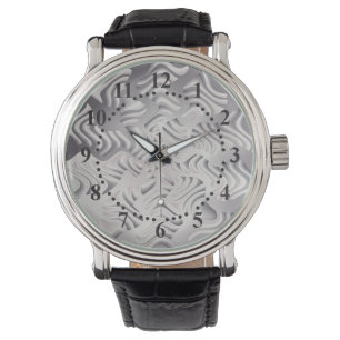 silver snowflake watch