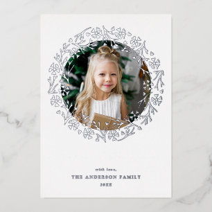 Silver Snowflake Wreath