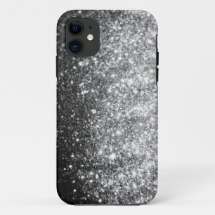 Silver Sparkle Glitter iPhone 5 Christmas Cover
