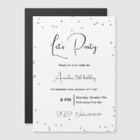 Silver Sparkles Fully Customisable Party