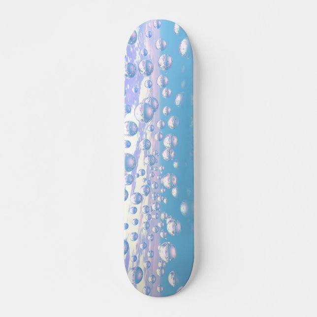 Silver Spheres Skateboard (Front)