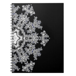 Silver Spiral Notebook