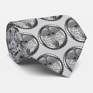 Silver Sports Medicine Doctor Tie