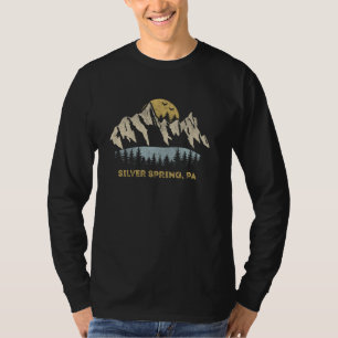 Silver Spring Pennsylvania Mountain Sunset Sunrise T-Shirt