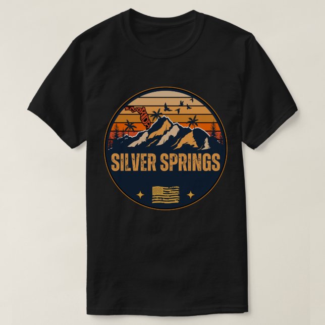 Silver Springs, Florida  T-Shirt (Design Front)