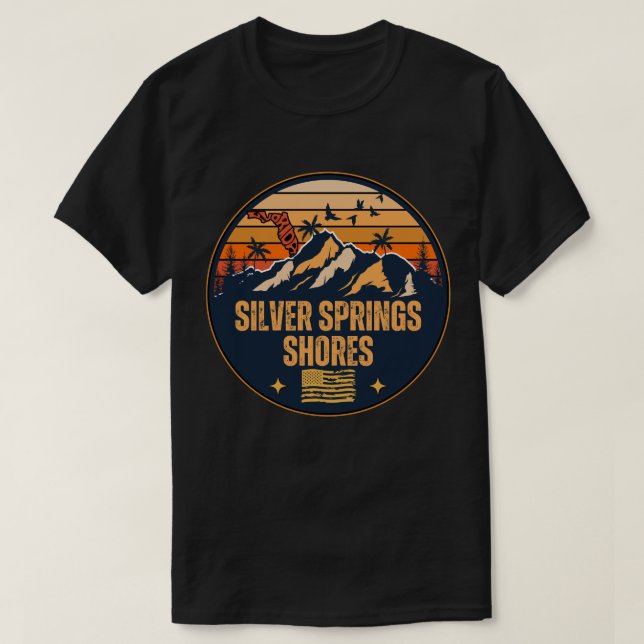 Silver Springs Shores, Florida  T-Shirt (Design Front)