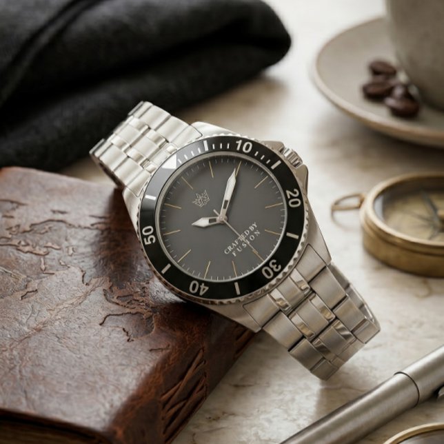 Silver Stainless Steel Dive Watch -  Executive (Creator Uploaded)