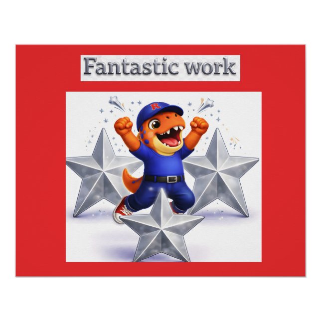 Silver star celebration poster (Front)