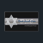 Silver Star of David Jewish Business Cards<br><div class="desc">an elegant and contemporary design... </div>
