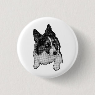 Silver-Star Pup Pin