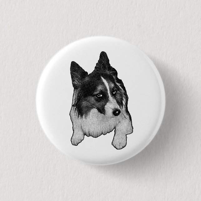 Silver-Star Pup Pin (Front)