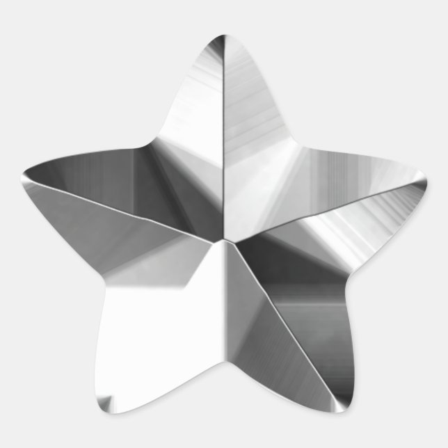 Silver Star Sticker (Front)