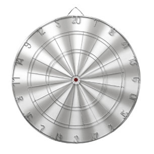 Silver Starburst Dart Board