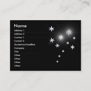 Silver Stars Business Card