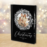 Silver Stars Custom Family Photo Block<br><div class="desc">Silver stars,  circles and dots surround your favorite photo on this acrylic photo block. Great as a gift or to display your favorite photo in your own home. *HORIZONTAL layout in our store.</div>