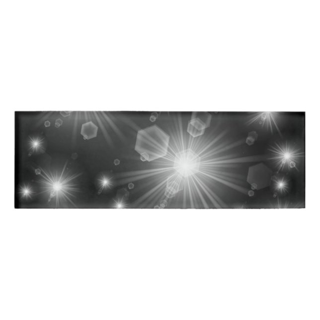 silver stars name tag (Front)