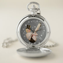 Silver Stars Retro Tophat Girl Pinup