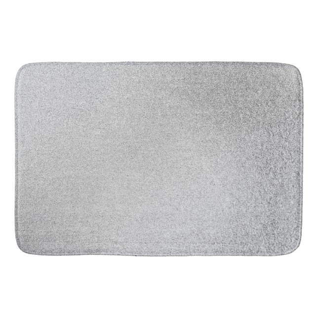 Silver Stone Gary Gold Marble Purple Glitter Bath Mat (Front)