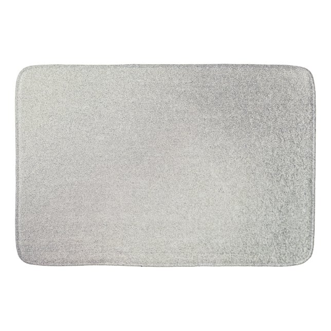 Silver Stone Gary Gold Marble Purple Glitter Bath Mat (Front)
