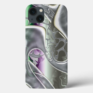 Silver Stream iPhone 13 Case