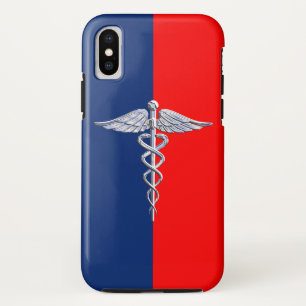 Silver Style Caduceus Medical Symbol League Case-Mate iPhone Case