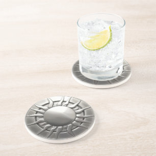Silver Sun Coaster