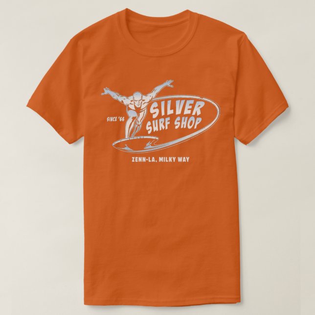Silver Surf Shop T-Shirt (Design Front)